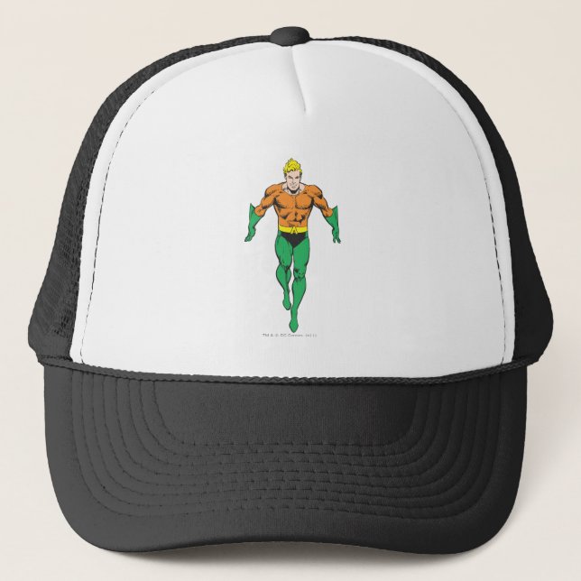Aquaman Runs Trucker Hat (Front)