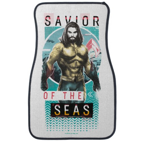 Aquaman  Savior Of The Seas Modernist Graphic Car Floor Mat