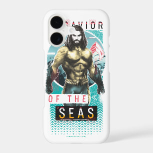 Aquaman "Savior Of The Seas" Modernist Graphic iPhone 17 Case