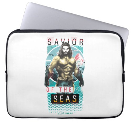 Aquaman  Savior Of The Seas Modernist Graphic Laptop Sleeve