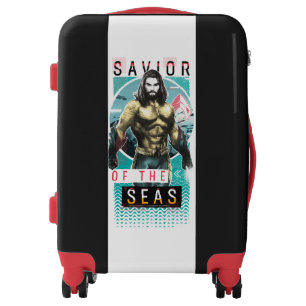 Aquaman   "Savior Of The Seas" Modernist Graphic Luggage