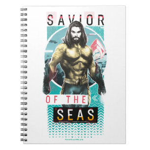 Aquaman "Savior Of The Seas" Modernist Graphic Notebook