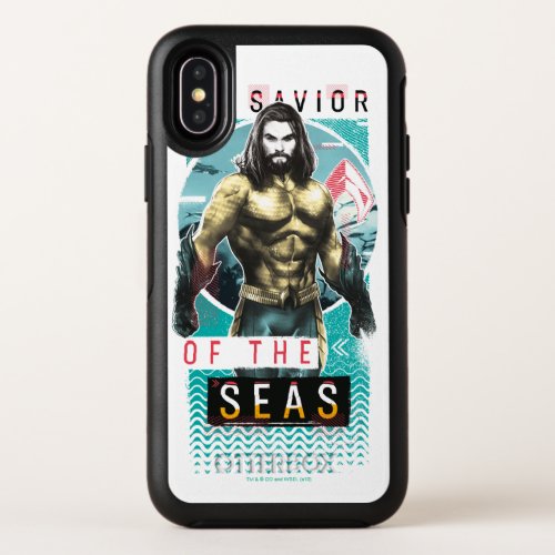 Aquaman  Savior Of The Seas Modernist Graphic OtterBox Symmetry iPhone X Case