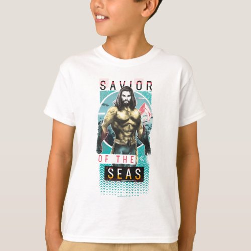 Aquaman  Savior Of The Seas Modernist Graphic T_Shirt