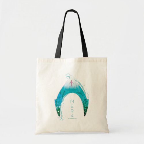 Aquaman  See Through Mera Symbol Ocean Graphic Tote Bag