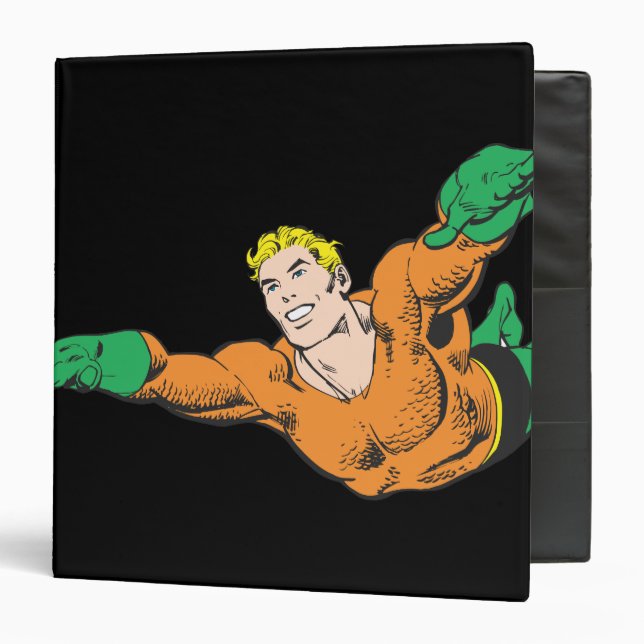 Aquaman Soars 3 Ring Binder (Front/Inside)