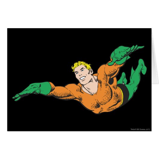 Aquaman Soars Cards (Front Horizontal)