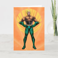 Aquaman Standing Card