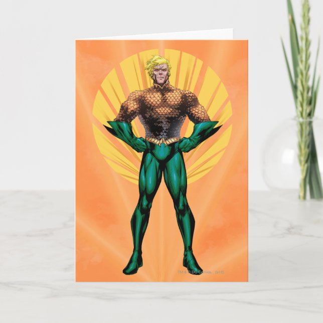 Aquaman Standing Card (Front)