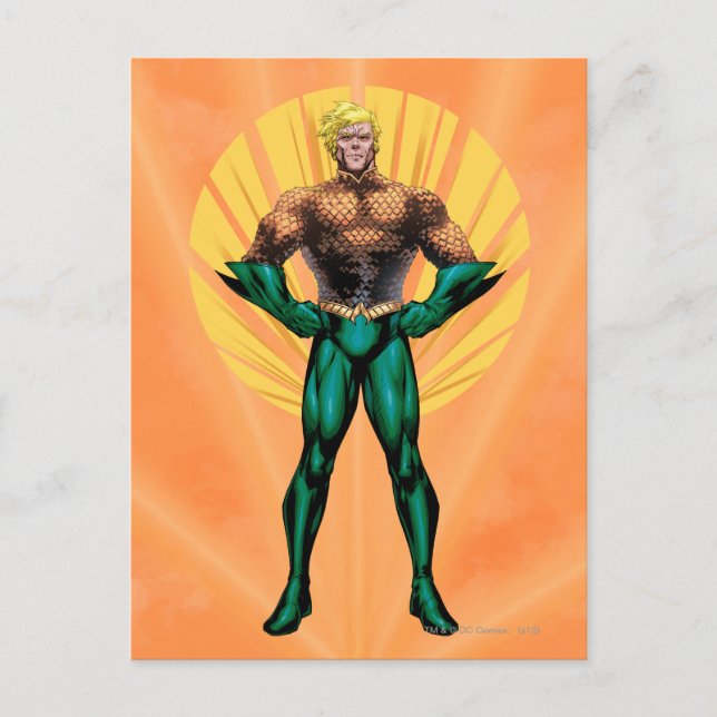 Aquaman Standing Postcard (Front)