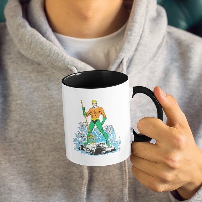 Aquaman Stands with Pitchfork Mug (Creator Uploaded)
