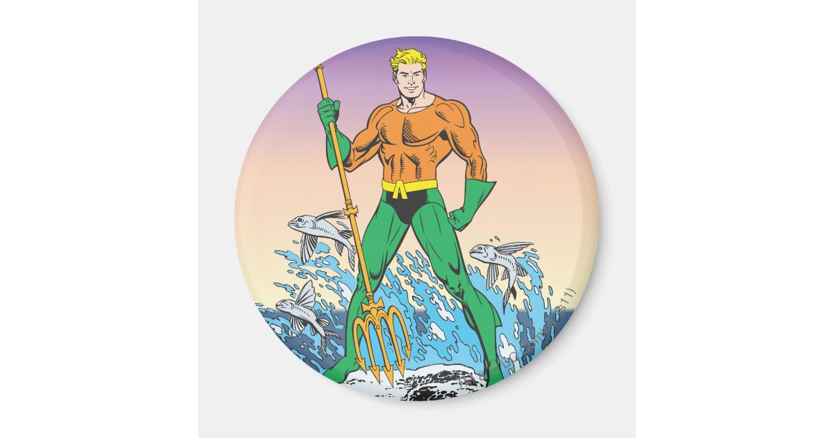 Aquaman Stands With Spear Zazzle
