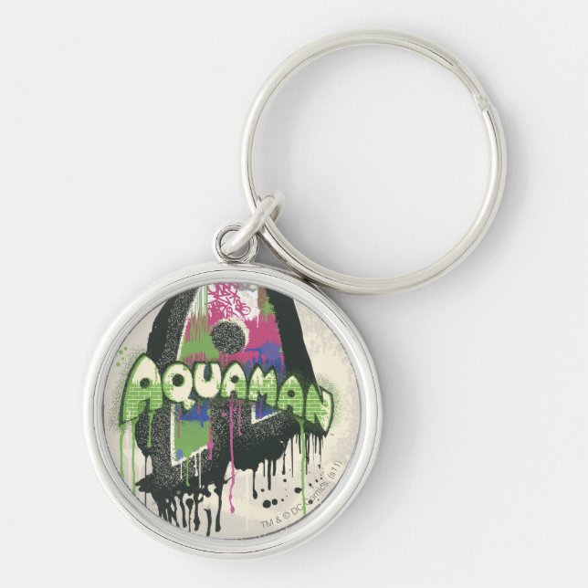 Aquaman - Twisted Innocence Letter Keychain (Front)