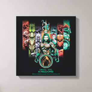 Aquaman "Unite The Kingdoms" Atlanteans Graphic Canvas Print
