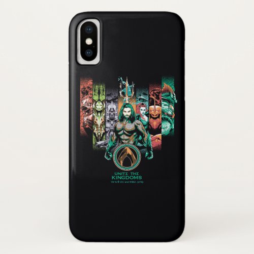 Aquaman  Unite The Kingdoms Atlanteans Graphic iPhone X Case