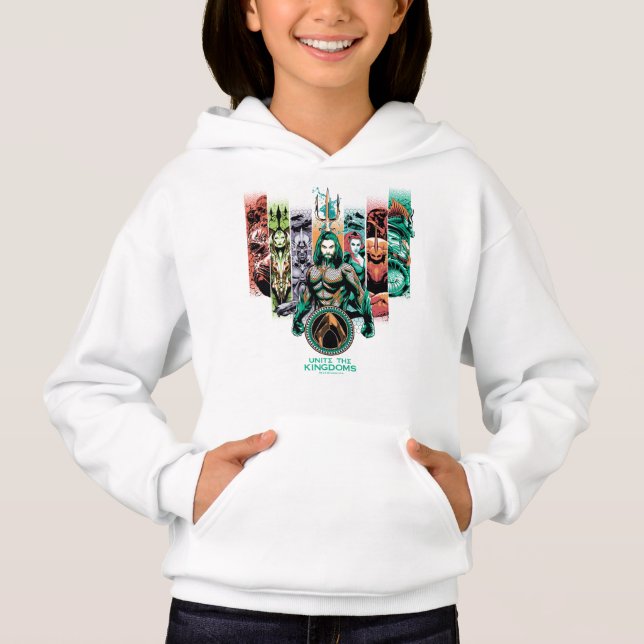 Aquaman | "Unite The Kingdoms" Atlanteans Graphic Hoodie (Front)