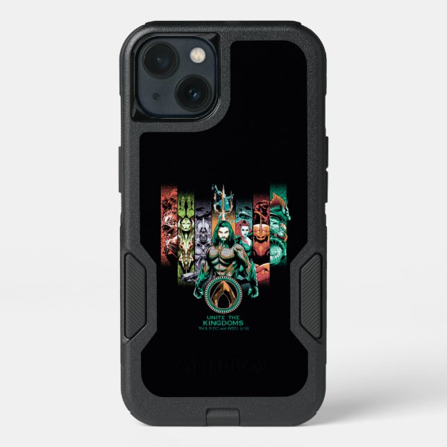 Aquaman | "Unite The Kingdoms" Atlanteans Graphic Otterbox iPhone Case (Back)