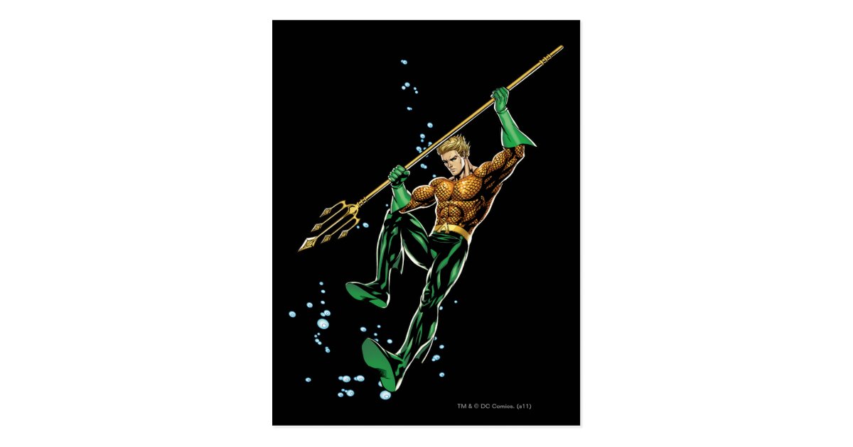Aquaman with Spear Postcard