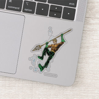 Aquaman with Spear Sticker