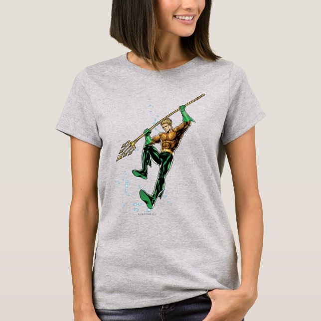 Aquaman with Spear T-Shirt (Front)