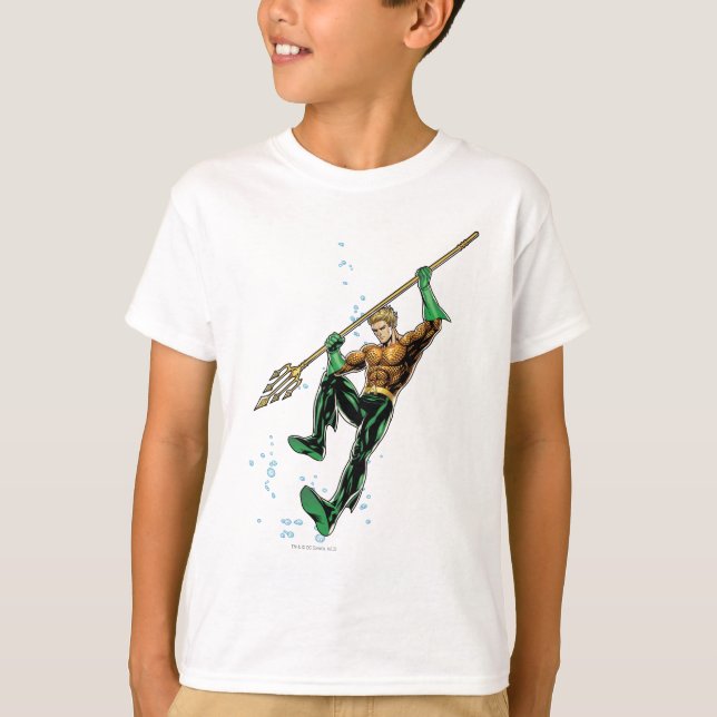 Aquaman with Spear T-Shirt (Front)