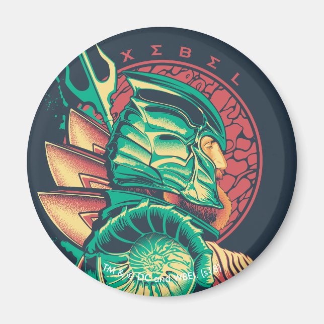 Aquaman | Xebel King Nereus Graphic Magnet (Front)