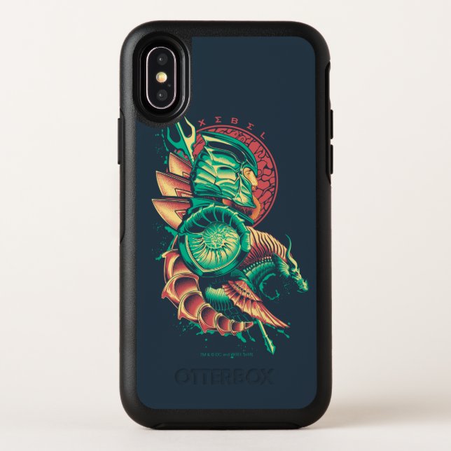 Aquaman | Xebel King Nereus Graphic Otterbox iPhone Case (Back)