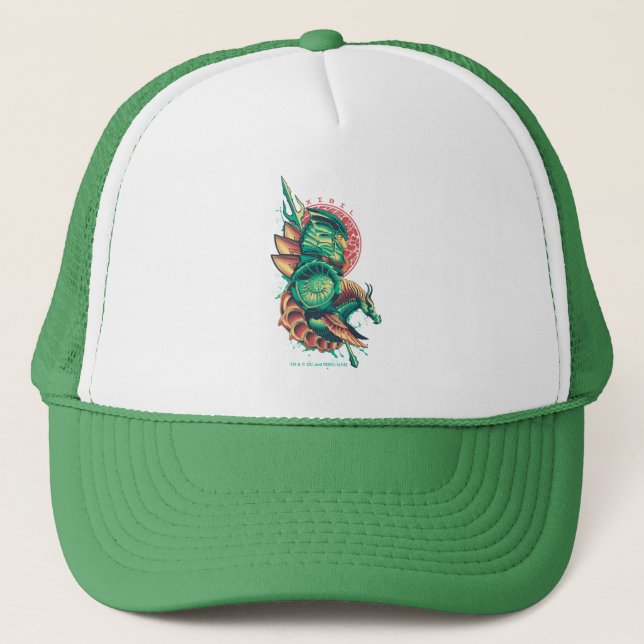 Aquaman | Xebel King Nereus Graphic Trucker Hat (Front)