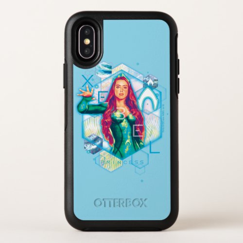 Aquaman  Xebel Princess Mera Hexagonal Graphic OtterBox Symmetry iPhone X Case