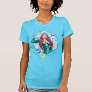 Aquaman   Xebel Princess Mera Hexagonal Graphic T-Shirt