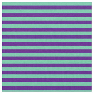 Aquamarine and Indigo Striped/Lined Pattern Fabric