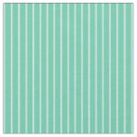 [ Thumbnail: Aquamarine and Turquoise Colored Lines Pattern Fabric ]