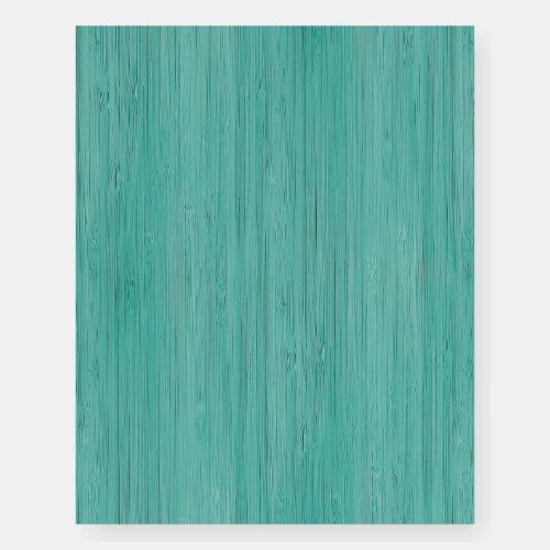 Aquamarine Bamboo Wood Grain Look Foam Board