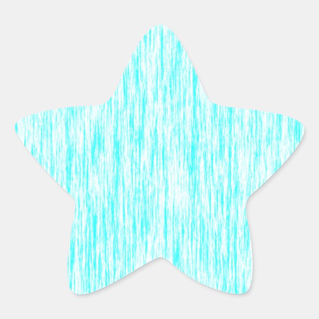Aquamarine-Blue-Dark-Violet-Render-Fibers-Pattern Star Sticker (Front)