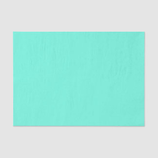 Aquamarine Blue Green Turquoise Solid Color Tissue Paper