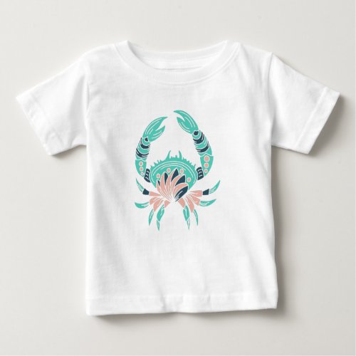Aquamarine Crab Ocean Lover T_Shirt