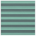 Aquamarine &amp; Dark Slate Gray Colored Pattern Fabric