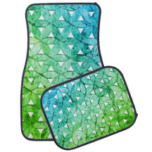 Aquamarine green Mosaic | flower of life