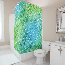 Aquamarine green Mosaic | flower of life