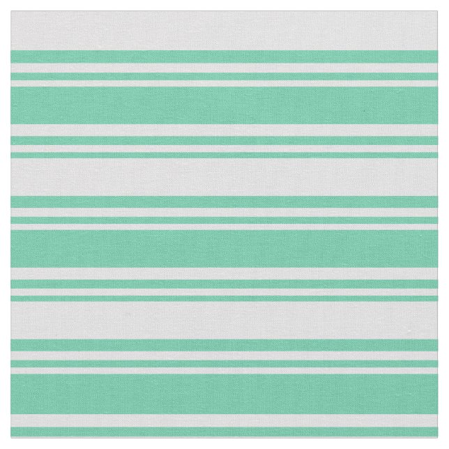 Aquamarine & Lavender Colored Lines Fabric (Close Up)