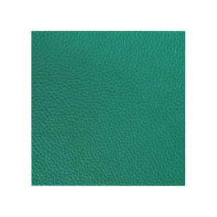Aquamarine Leather: Fashionable Snake Texture. Wood Wall Art