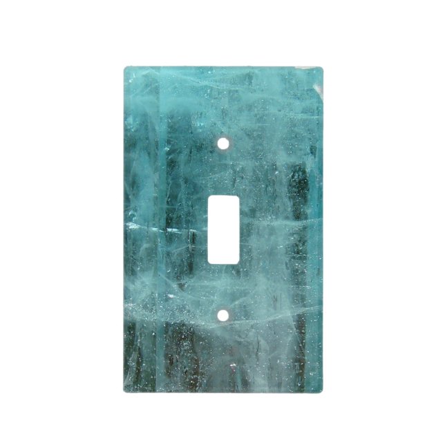 Aquamarine Light Switch Cover (Front)