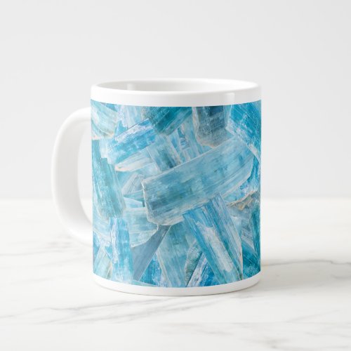 Aquamarine March Birthday Crystal Gemstone 20 oz Giant Coffee Mug
