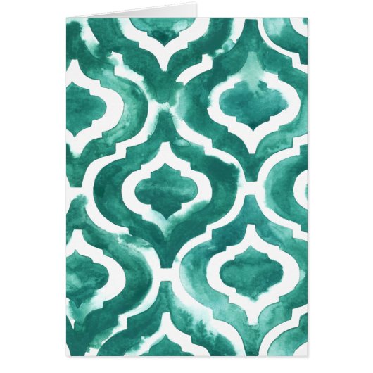 Aquamarine Motif IV Cards (Front)