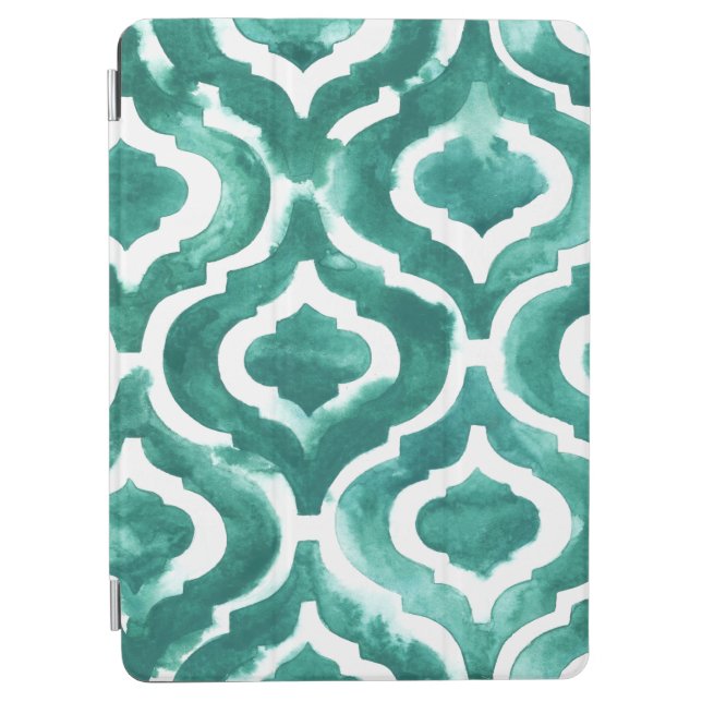 Aquamarine Motif IV iPad Air Cover (Front)