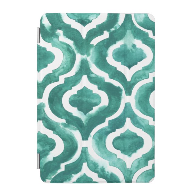 Aquamarine Motif IV iPad Mini Cover (Front)