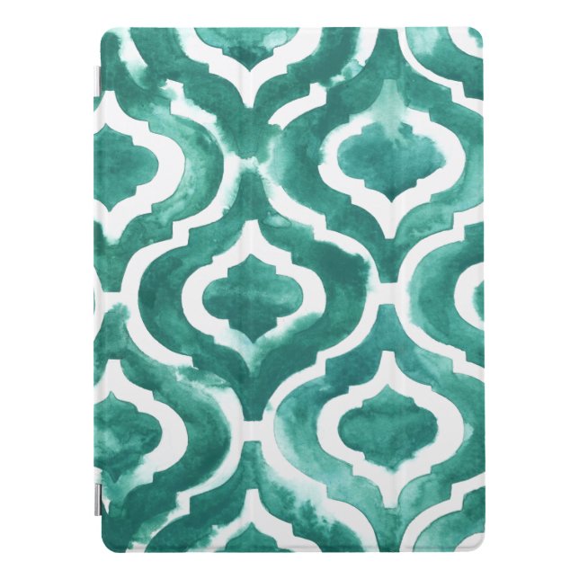 Aquamarine Motif IV iPad Pro Cover (Front)