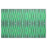 Aquamarine Ocean Stripy Pattern Fabric