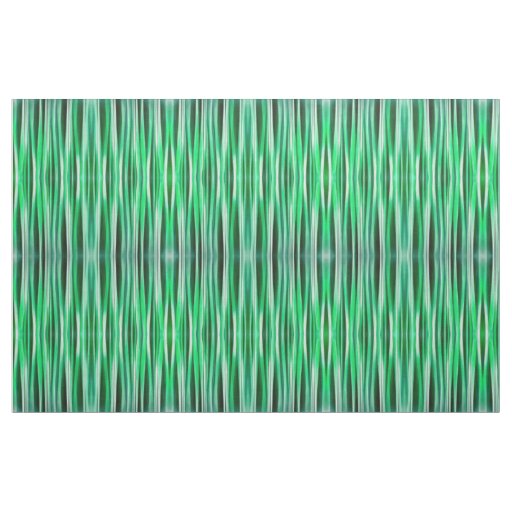 Aquamarine Ocean Stripy Pattern Fabric