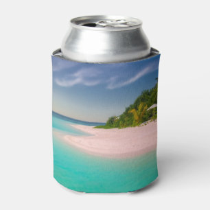 Aquamarine Ocean Tropical Beach Scenic Can Cooler